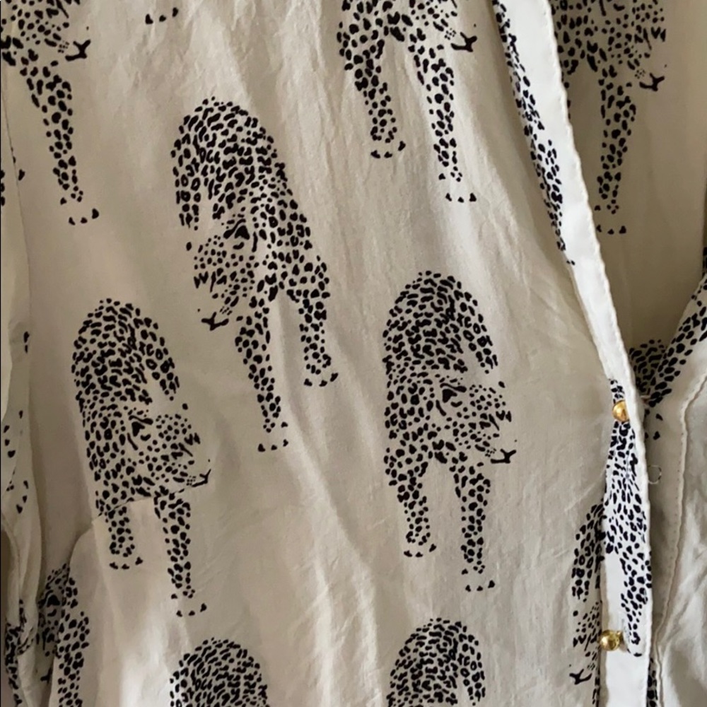 cheetah blouse - Picture 2 of 2